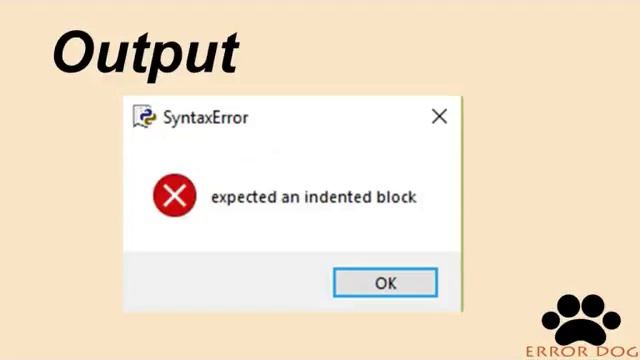 expected an indented block смотреть онлайн