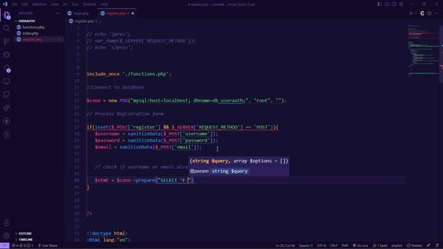 PHP Tutorial: Login and Registration Form in PHP | MySQL & Bootstrap смотреть онлайн