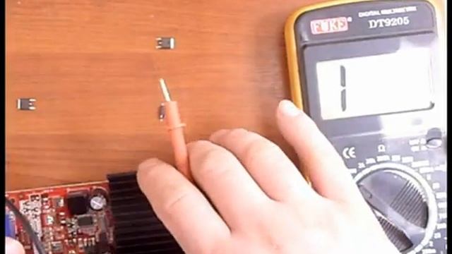 Repair Video Card Palit GeForce GF9500GT 1024M DDR2 128B CRT DVI Short Circuit