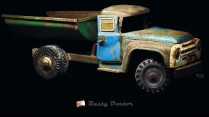 Реставрация игрушки СССР ЗИЛ 130 для Кости Академика 1 часть