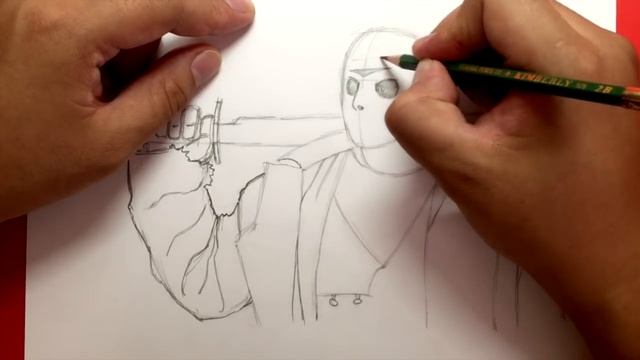 How to Draw JASON VOORHEES | Narrated Easy Step-by-Step Drawing Tutorial | Happy Halloween! смотреть онлайн