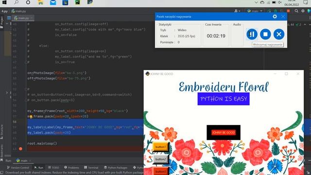 Simultaneous change of icon and inscription смотреть онлайн