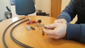 Камаз.  Ремонт.  Фитинг.  Воздушные полимерные трубки