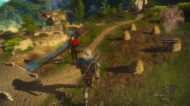 Geralt steps on Thumbelina in The Witcher 3:Wild Hunt смотреть онлайн