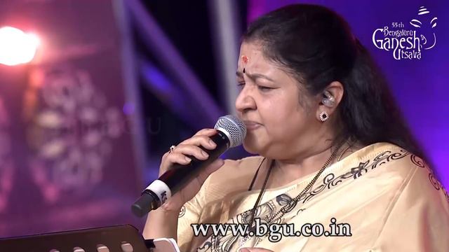 GANAPATI SHLOKA - GAJANANAM | K S Chitra | 55th Bengaluru Ganesh Utsava 2017 смотреть онлайн
