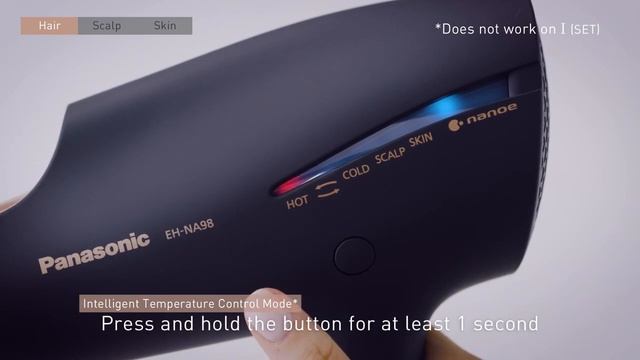 Как пользоваться феном Panasonic nanoe™ EH NA98 смотреть онлайн