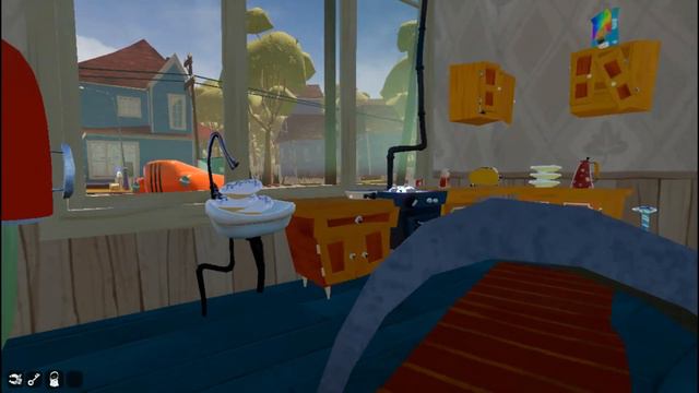 Невидимость и карта ключ ➢ HelloNeighbor #11