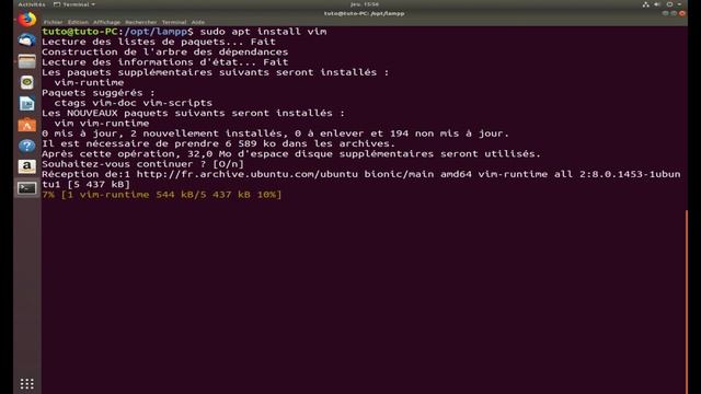 Installation XAMPP sous Ubuntu Linux Partie 1 смотреть онлайн