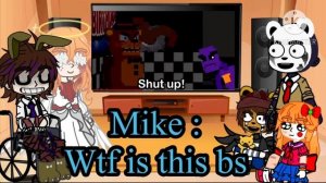Aftons react to Fnaf lore in a nutshell( gacha)
