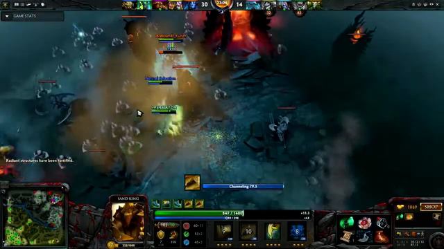 684 Dendi Sand King Lotus Orb Ranked Gameplay - video pro gameplay in dota 2 смотреть онлайн