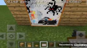 Как построить потайной проход в картине,Minecraft PE