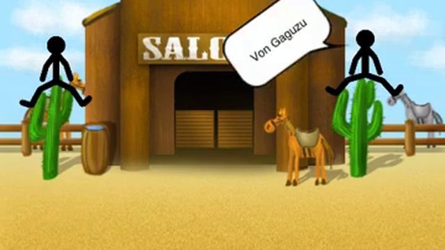 Stick man on Wild Wild West смотреть онлайн