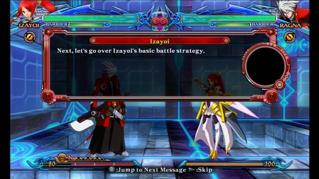 BlazBlue ChronoPhantasma: Tutorial Strategies (Izayoi) смотреть онлайн