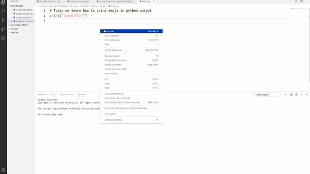PRINT EMOJI | Python for Beginners Tutorial #4 #tiktokgirls #trending смотреть онлайн