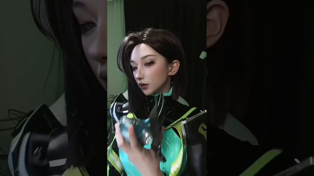 Милая азиатка аниме косплей валорант смотреть онлайн