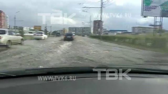 последствия дождя в Красноярске смотреть онлайн