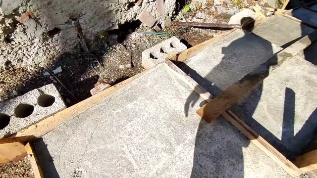 Реконструкция. Саманный старый дом. Отмостка и ступени смотреть онлайн