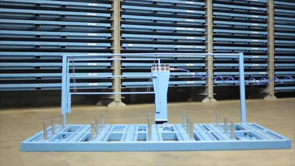 Платформа на воздушной подушке для транспортировки листов металла весом до 3 тонн смотреть онлайн