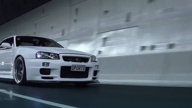 Nissan SKYLINE R34 GTR клип СКАЙЛАЙН Атмосферное видео смотреть онлайн