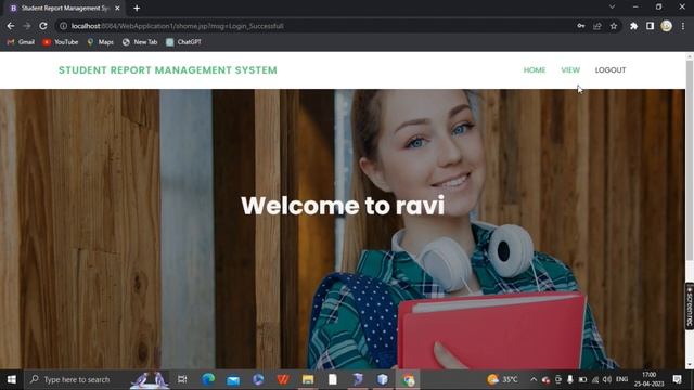 Student Report Management System Project in Java смотреть онлайн
