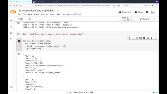 Aula 8.6: Parsers de Dependência em Python com Stanza | Processamento de Língua Natural смотреть онлайн