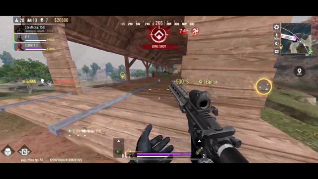 MASTER Of SNIPER 5 FINGER BLOODSTRIKE MOBILE