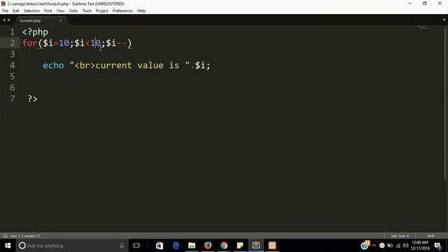 php step by step | for loop in php with oops смотреть онлайн