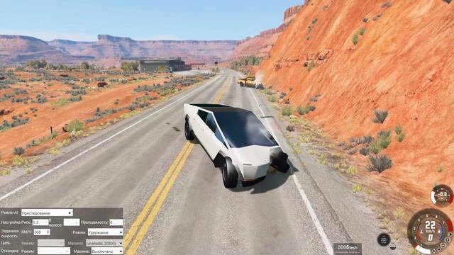 Засмотрелся в телефон и ВЫЛЕТЕЛ НА ВСТРЕЧКУ - ЛОБ в ЛОБ! BeamNG Drive смотреть онлайн