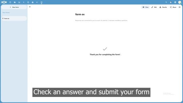How to use Forms app in Nextcloud смотреть онлайн