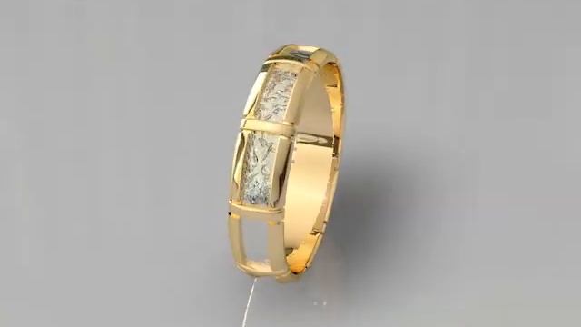 Обручальное кольцо ко05