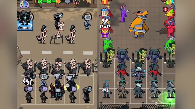 TV Camera Monster War Games Gameplay P2 Merge War: Monster vs Cyberman Gameplay смотреть онлайн