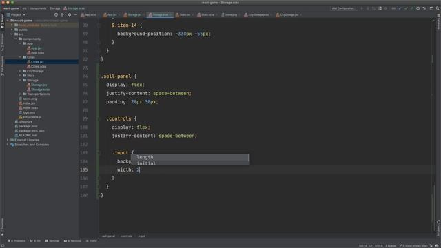 Разработка игры на React JS #6: Продаем товары, делаем счетчик дней / Game development React JS смотреть онлайн