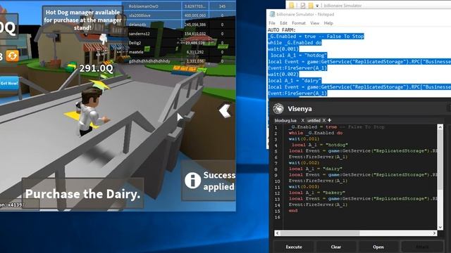 Roblox Billionaire Simulator SCRIPT!!!! infinite( Cash Gold REBIRTHS AND MORE) смотреть онлайн