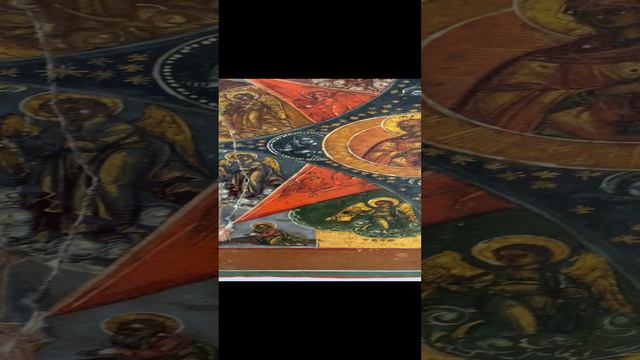 Икона Неопалимая Купина - Палех, 19 век