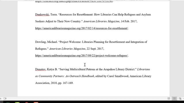 Create Reference Page in Microsoft Word смотреть онлайн