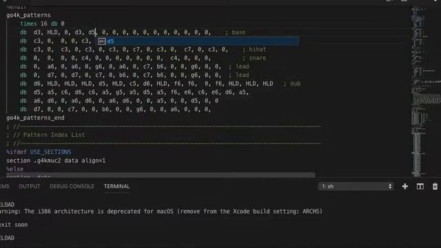 More live playing with 4klang (x86 assembly music programming) смотреть онлайн