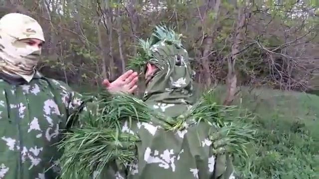 Маскхалат березка(серебряный лист)#маскировка#тактика#одежда#маскхалат#вдв#армия# смотреть онлайн