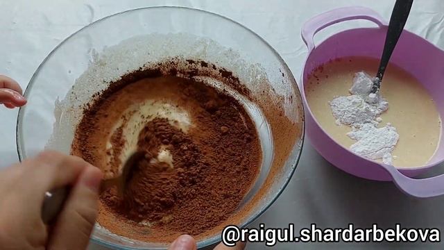 Сметанник Зебра.Пирог сметанник зебра.Қазақша рецепт. смотреть онлайн