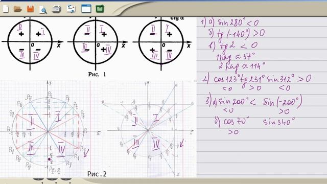 Сравнить значения sin 200° и sin(-200°). Как решить? Самый простой метод решения. Тригонометрия 10 смотреть онлайн