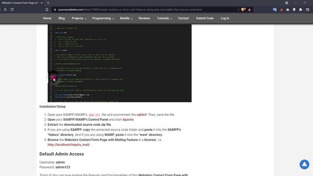Website's Contact Form Page with Mailing Feature using PHP DEMO смотреть онлайн