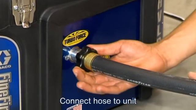 Установка Graco HVLP TURBO FORCE setup смотреть онлайн