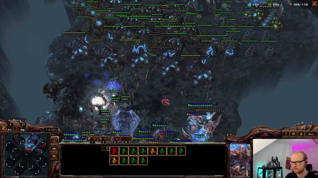 1 Zerg Grandmaster vs 7 Protoss INSANE A.I. (WORLD RECORD) смотреть онлайн