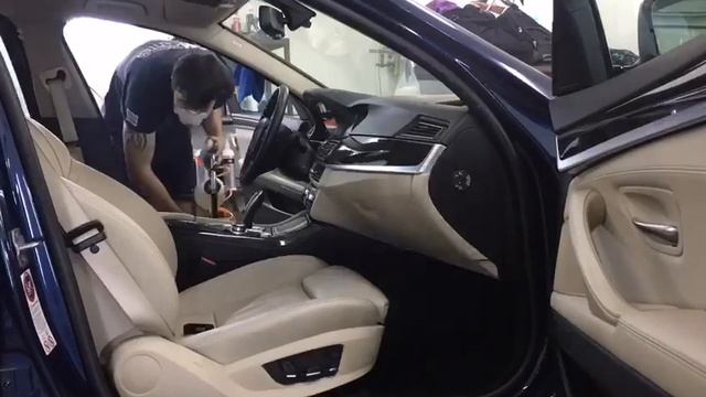 Полировка кузова bmw F10 и химчистка всего салона смотреть онлайн