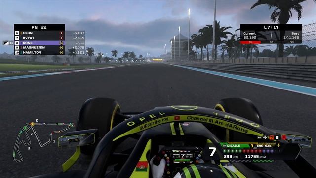 Formula One 2021InGame Abu Dhabi @OPEL #61 смотреть онлайн