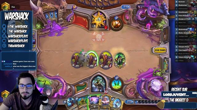 Hearthstone: 100% Winrate Prince C'thun Rogue смотреть онлайн