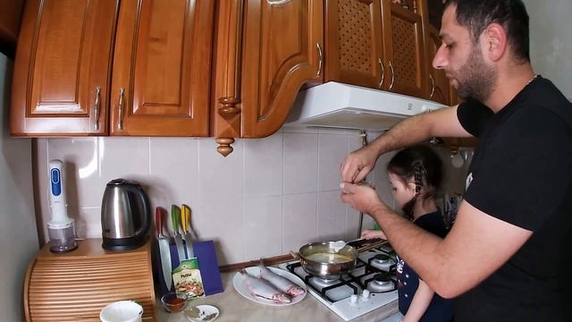 Սիգ ձկով ուտեստ Блюдо из рыбы сиг. смотреть онлайн