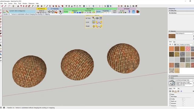 ADVANCED MATERIALS AND UV MAPPING in SketchUp with ThruPaint!!! смотреть онлайн
