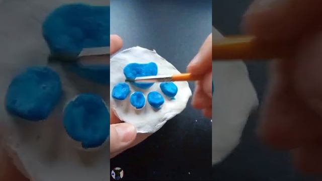 Собачьи лапки из глины ? |Собака Вилка.