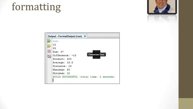 IST297D Formatting Output in Java with the printf statement смотреть онлайн
