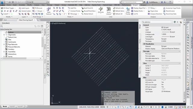 Export Civil 3D Surface to AutoCAD Objects смотреть онлайн